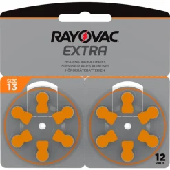 Rayovac Batterier|Batterier|Høreapparatbatterier Oransje ZA13 12-pk.