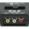 Kjell Lyd- & Videokabler|Høyttaler|RCA-switch, 3-veis