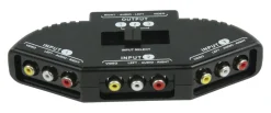 Kjell Lyd- & Videokabler|Høyttaler|RCA-switch, 3-veis