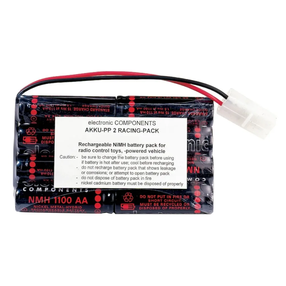 Kjell Elektronikk|RC-batteripakke NiMH 9,6 V 2000 mAh
