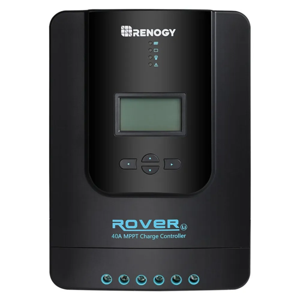 Renogy Solceller Og Strømforsyning|Rover Solcelleregulator 40A MPPT
