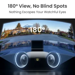 Reolink Kameraovervåking|Elite WiFi 4K 180° overvåkingskamera