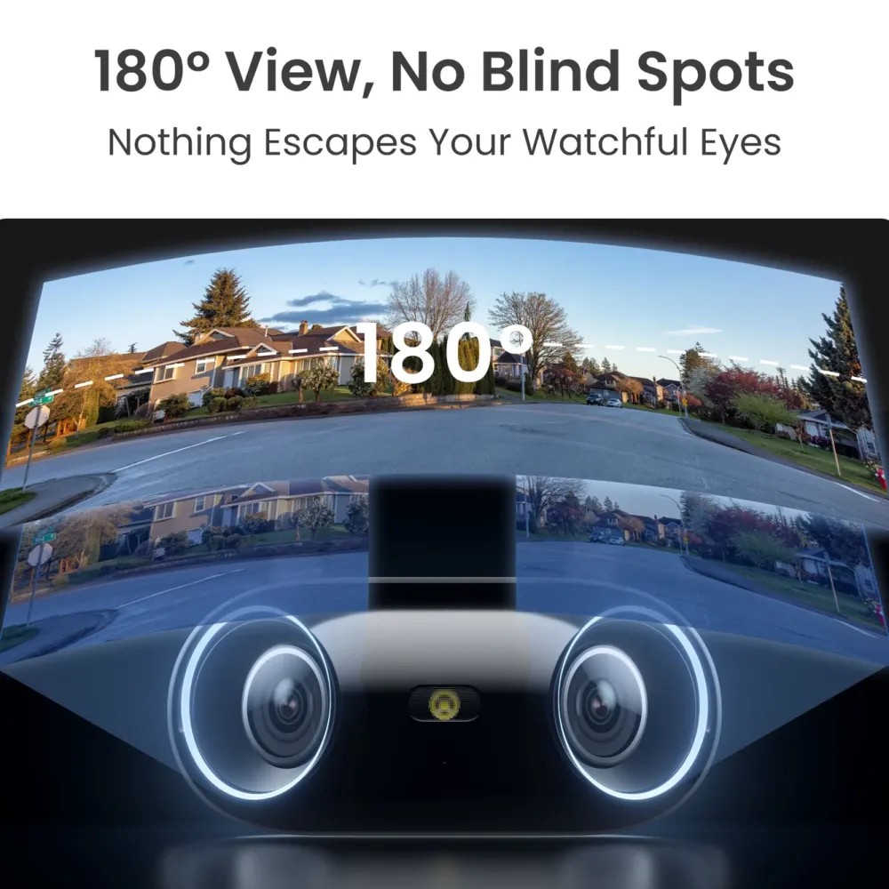 Reolink Kameraovervåking|Elite WiFi 4K 180° overvåkingskamera