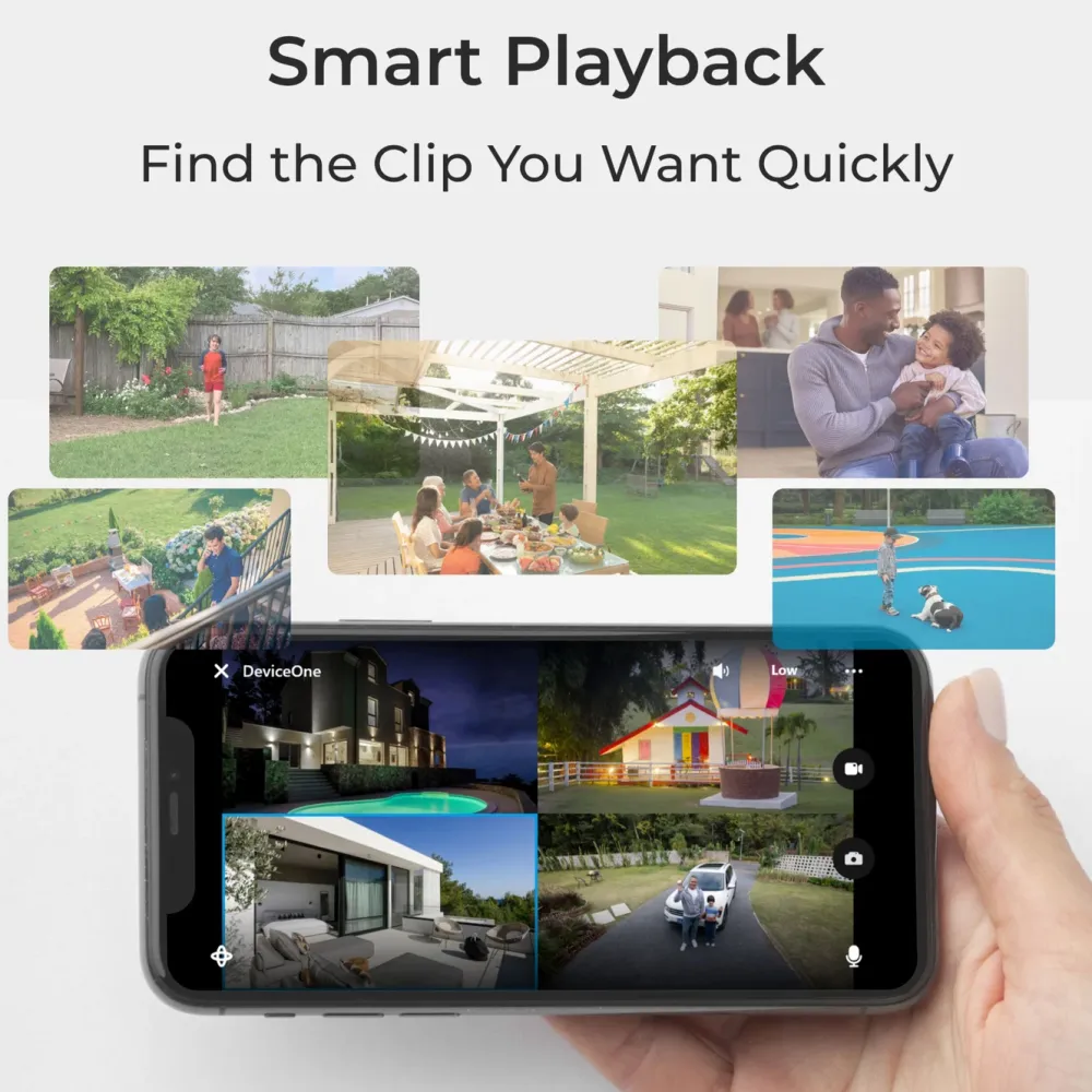 Reolink Alarmsystemer|Skimmingsbeskyttelse|Go Series G430 - Utendørs 4G LTE Kamera 2K