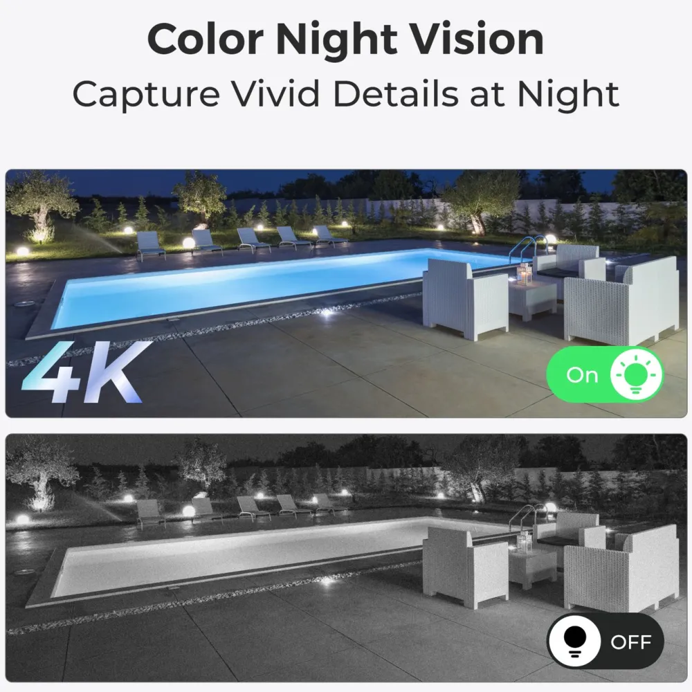Reolink Kameraovervåking|Home Hub med 4x Argus 3 Ultra 4K-kamera