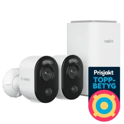 Reolink Kameraovervåking|Home Hub med 2x Argus 3 Ultra 4K-kamera