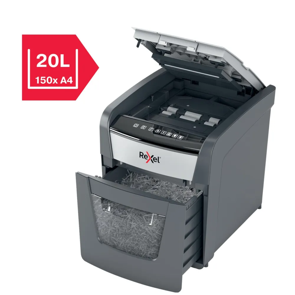 Rexel Makuleringsmaskiner|Optimum AutoFeed+ 50X Makuleringsmaskin Cross-cut A4