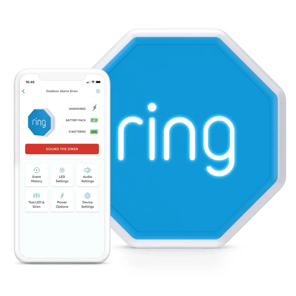 Ring Alarmsystemer|Smarte Sensorer|Alarm Outdoor Sirene