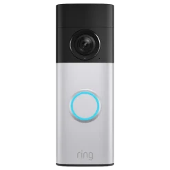 Ring Smart Dørklokke|Smart Dørklokke|Battery Video Doorbell Plus videodørklokke Nickel Silver
