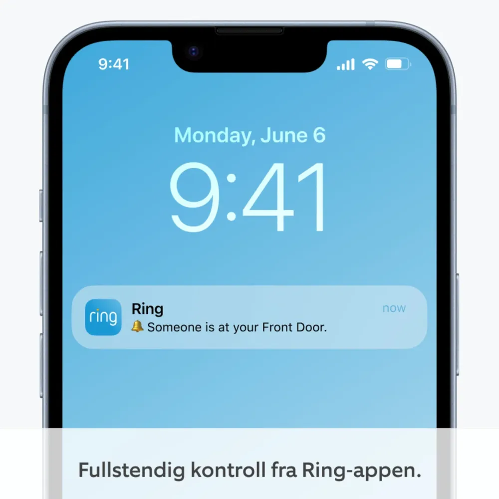 Ring Smart Dørklokke|Smart Dørklokke|Battery Video Doorbell