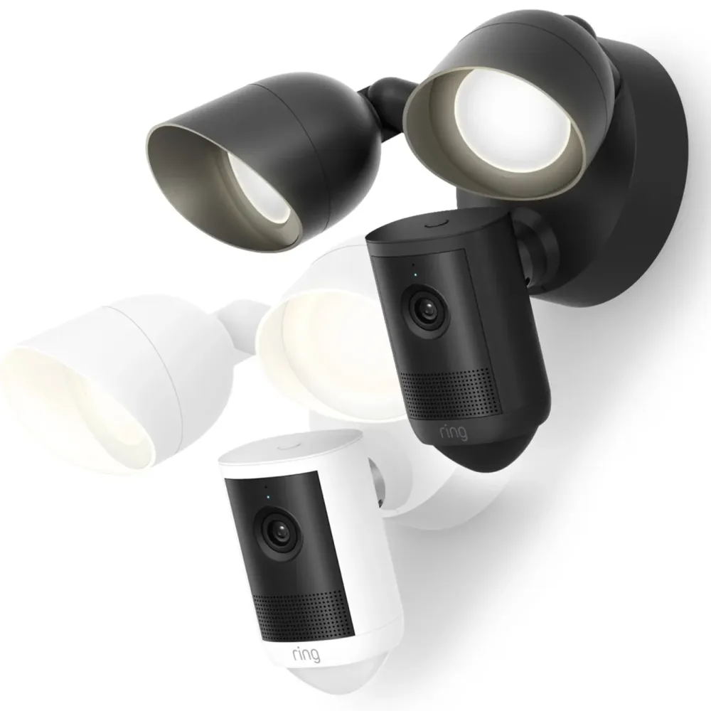 Ring Kameraovervåking|Floodlight Cam Pro overvåkingskamera Retinal 2K