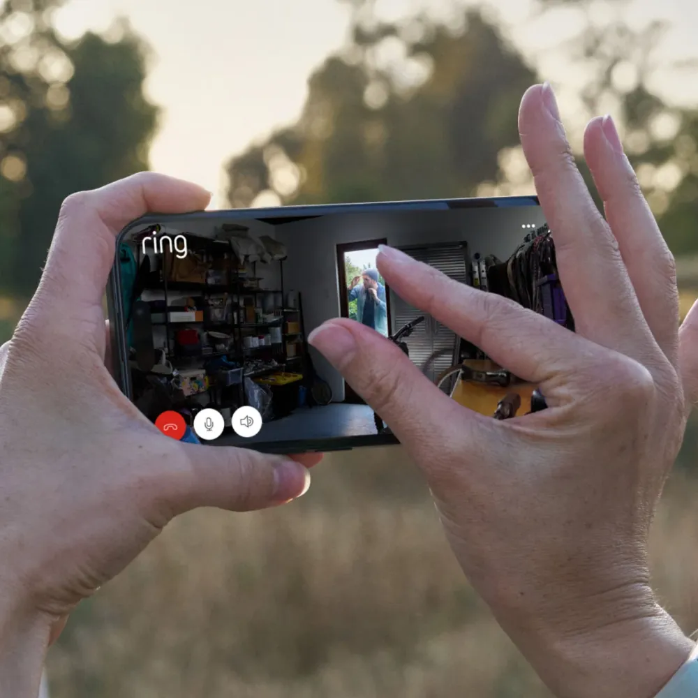 Ring Kameraovervåking|Indoor Camera Plus - Retinal 2K overvåkingskamera