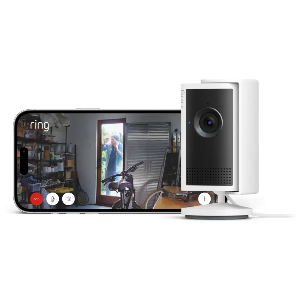 Ring Kameraovervåking|Indoor Camera Plus - Retinal 2K overvåkingskamera