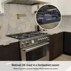 Ring Kameraovervåking|Indoor Camera Plus - Retinal 2K overvåkingskamera