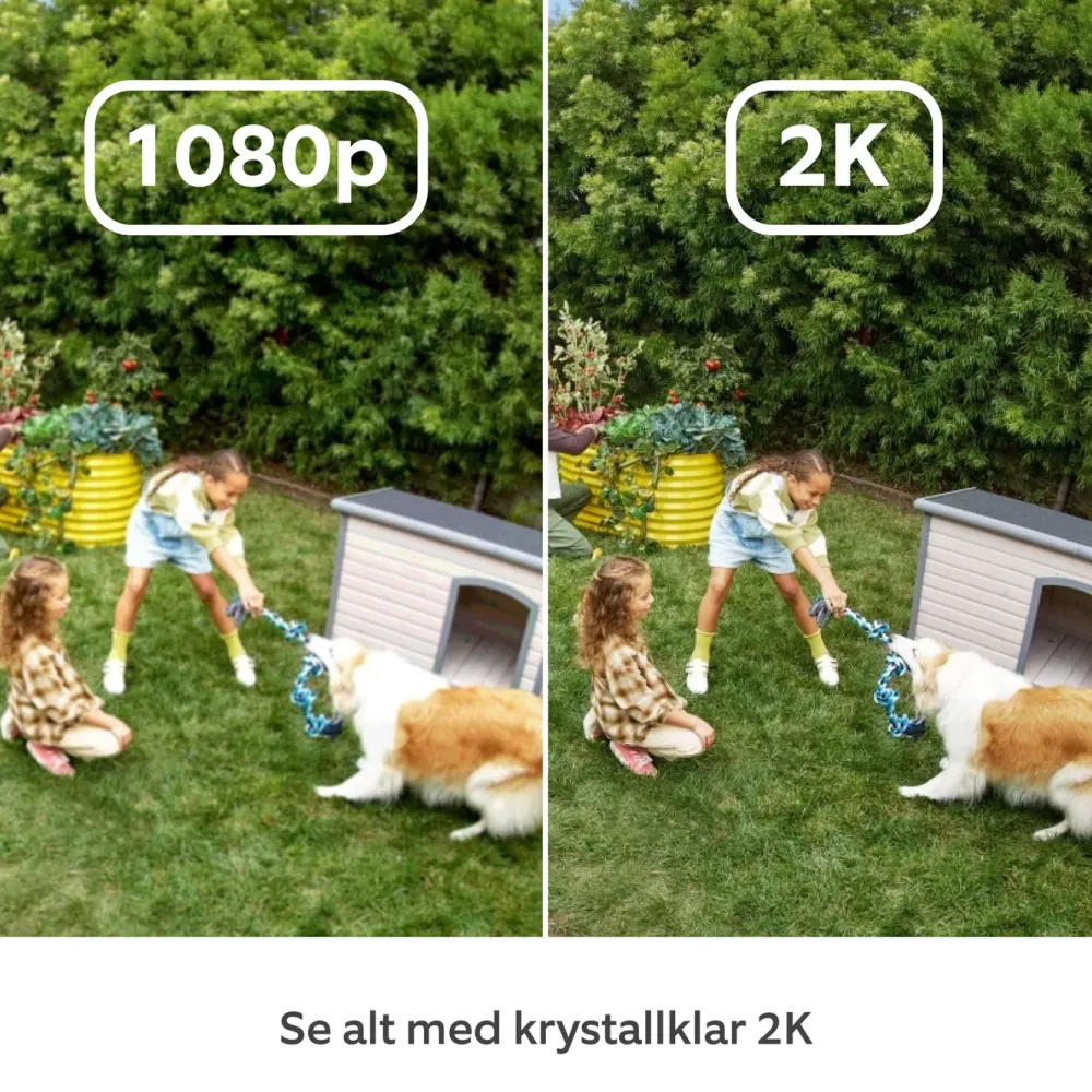 Ring Kameraovervåking|Outdoor Cam Plus Battery - Retinal 2K overvåkingskamera