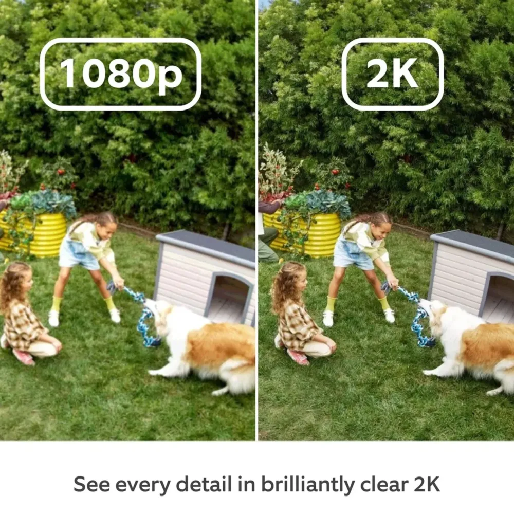 Ring Kameraovervåking|Outdoor Cam Plus Battery - Retinal 2K overvåkingskamera
