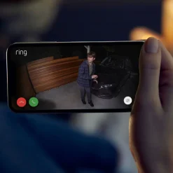 Ring Kameraovervåking|Spotlight Cam Plus Battery Trådløst overvåkingskamera Hvit