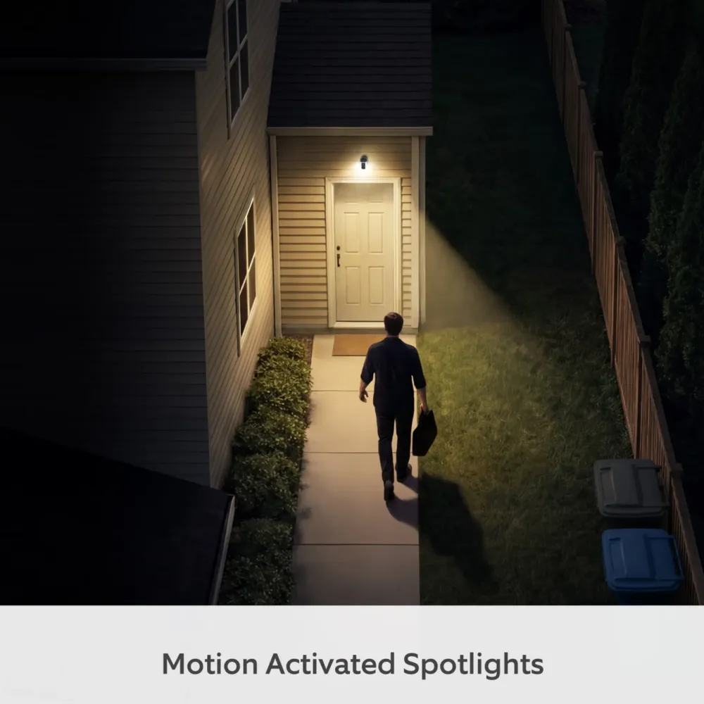 Ring Kameraovervåking|Spotlight Cam Pro plug-in overvåkingskamera