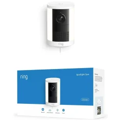 Ring Kameraovervåking|Spotlight Cam Pro plug-in overvåkingskamera