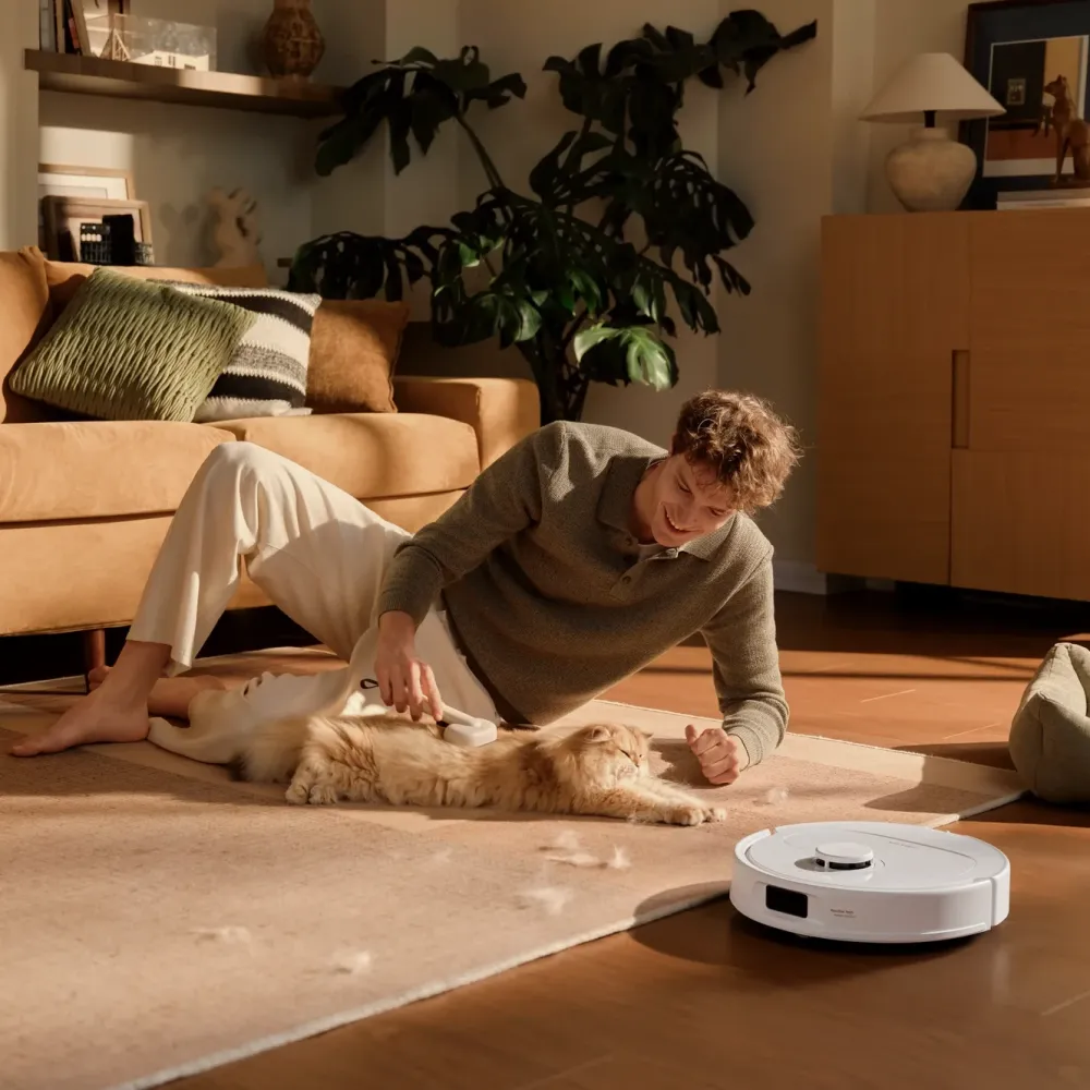 Roborock Rengjøring|Robotstøvsuger|Qrevo S Pro robotstøvsuger med basestasjon