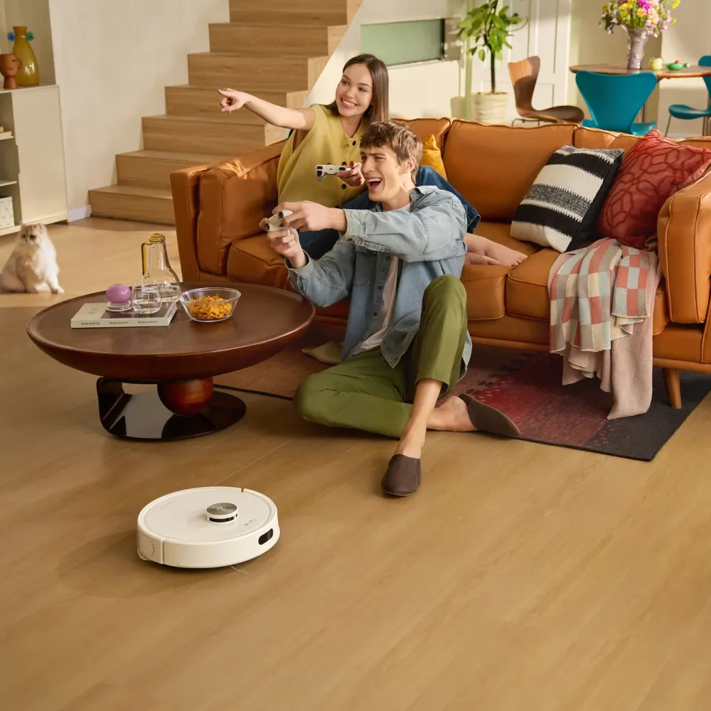 Roborock Rengjøring|Robotstøvsuger|Q7 TF+ robotstøvsuger med basestasjon