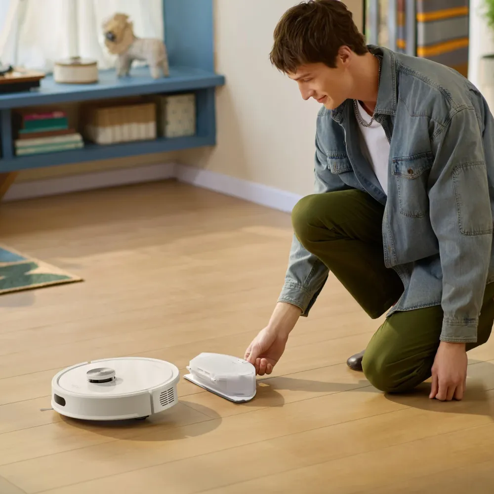 Roborock Rengjøring|Robotstøvsuger|Q7 TF+ robotstøvsuger med basestasjon