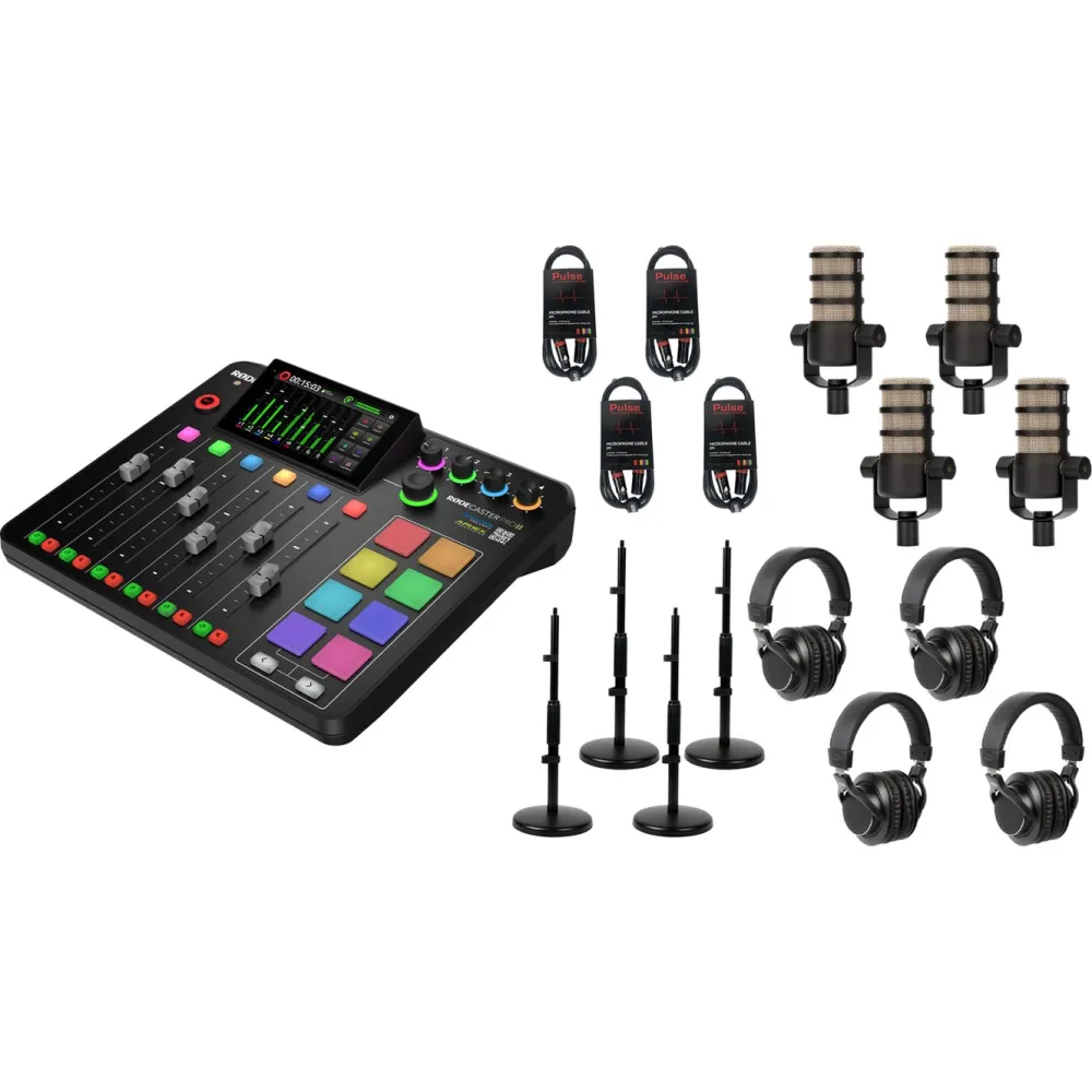 Rode Mikrofoner|caster PRO II Podcasting Bundle 4