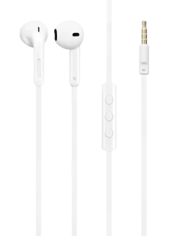 Roxcore Iphone-Tilbehør|Hodetelefoner Og Hodesett|Pins 3 Headset Hvit