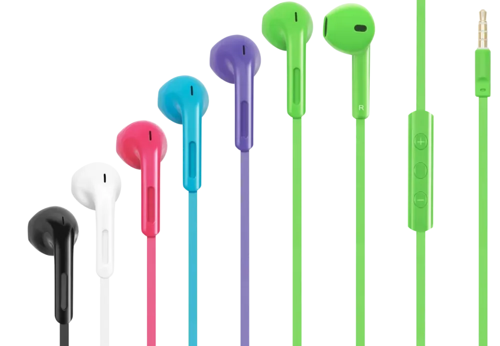 Roxcore Iphone-Tilbehør|Hodetelefoner Og Hodesett|Pins 3 Headset Hvit