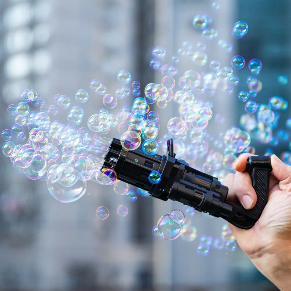 Rubicson Kalas & Fest|Discobelysning|Bubble Gun for såpebobler