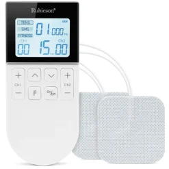 Rubicson Inneklima|Rengjøring|TENS/EMS-muskelstimulator med 4 elektrodeplater