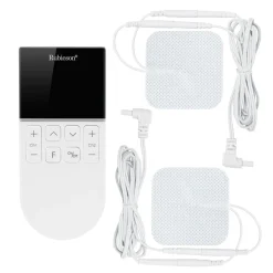 Rubicson Inneklima|Rengjøring|TENS/EMS-muskelstimulator med 4 elektrodeplater