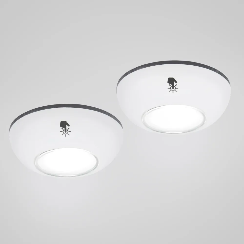 Rubicson Arbeidsbelysning|Touch LED-spot 2-pk.