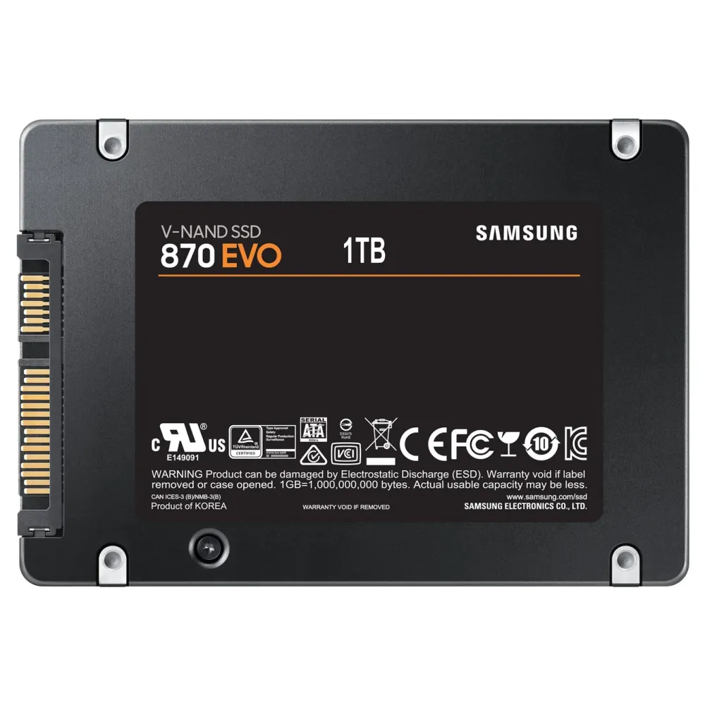 Samsung Datamaskinkomponenter|Lagring|870 EVO SSD-disk 1 TB