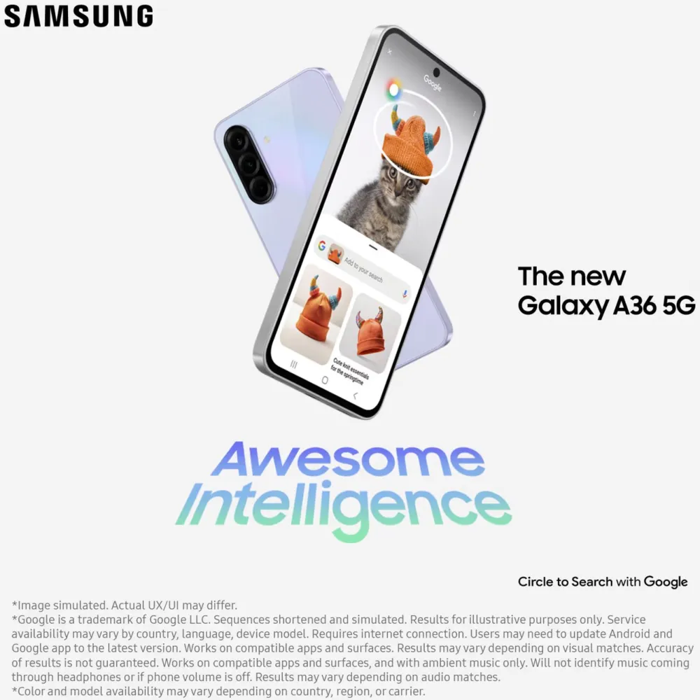 Samsung Mobiltelefoner|Galaxy A36 5G 128 GB