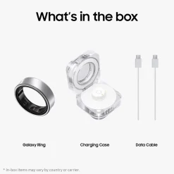 Samsung Smart Ring|Smartklokker Og Ringer|Galaxy Ring - Titanium Silver Størrelse 7