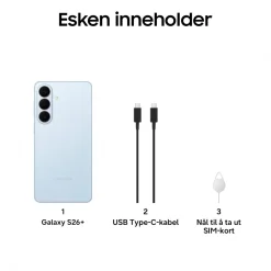 Samsung Mobiltelefoner|Galaxy S26+ 512GB
