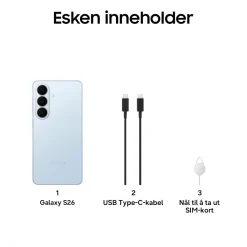 Samsung Mobiltelefoner|Galaxy S26 256GB