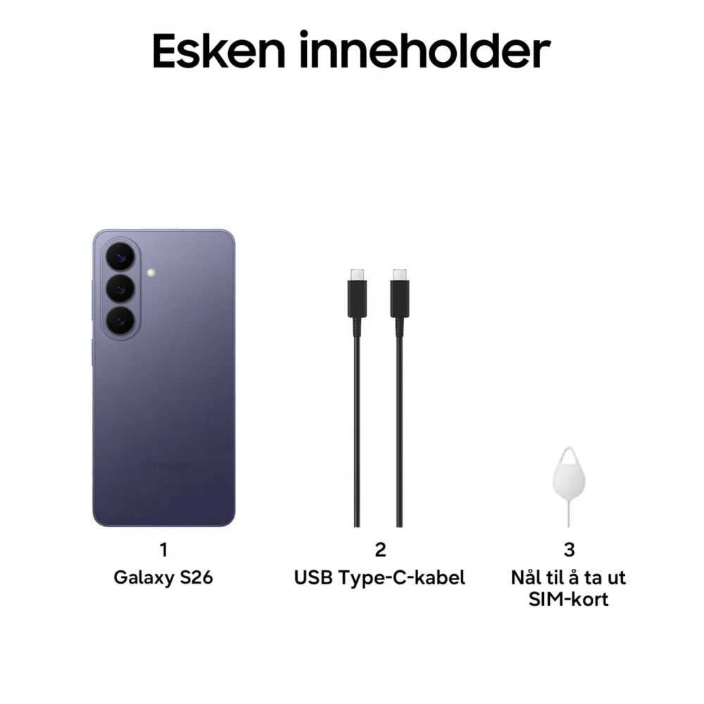 Samsung Mobiltelefoner|Galaxy S26 512GB