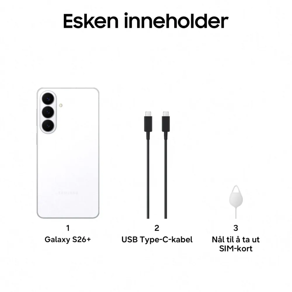 Samsung Mobiltelefoner|Galaxy S26+ 512GB