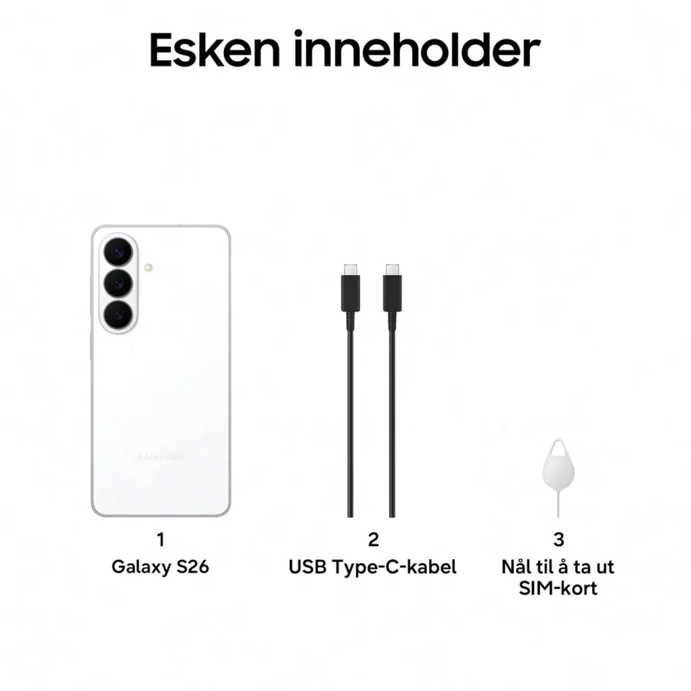 Samsung Mobiltelefoner|Galaxy S26 512GB