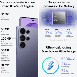 Samsung Mobiltelefoner|Galaxy S26 Ultra 256GB
