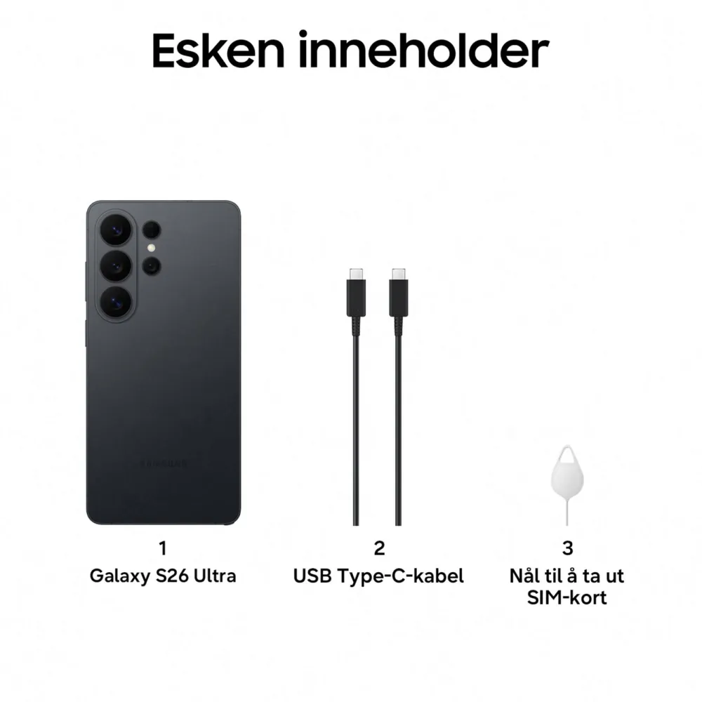 Samsung Mobiltelefoner|Galaxy S26 Ultra 1TB