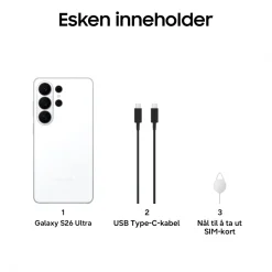 Samsung Mobiltelefoner|Galaxy S26 Ultra 1TB