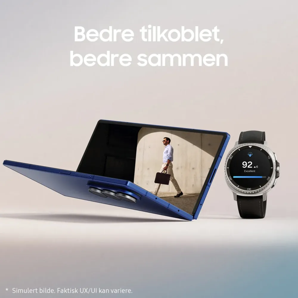Samsung Smartklokker Og Ringer|Galaxy Watch8 Classic 46mm Bluetooth + 4G