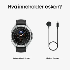 Samsung Smartklokker Og Ringer|Galaxy Watch8 Classic 46mm Bluetooth