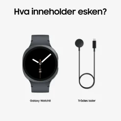 Samsung Smartklokker Og Ringer|Galaxy Watch8 44mm Bluetooth + 4G