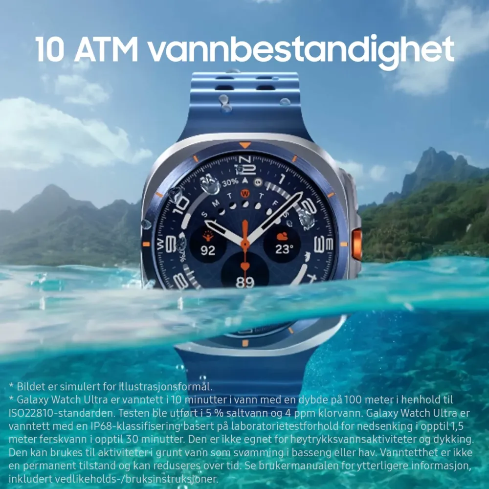 Samsung Smartklokker Og Ringer|Galaxy Watch Ultra (2025) 47 mm LTE