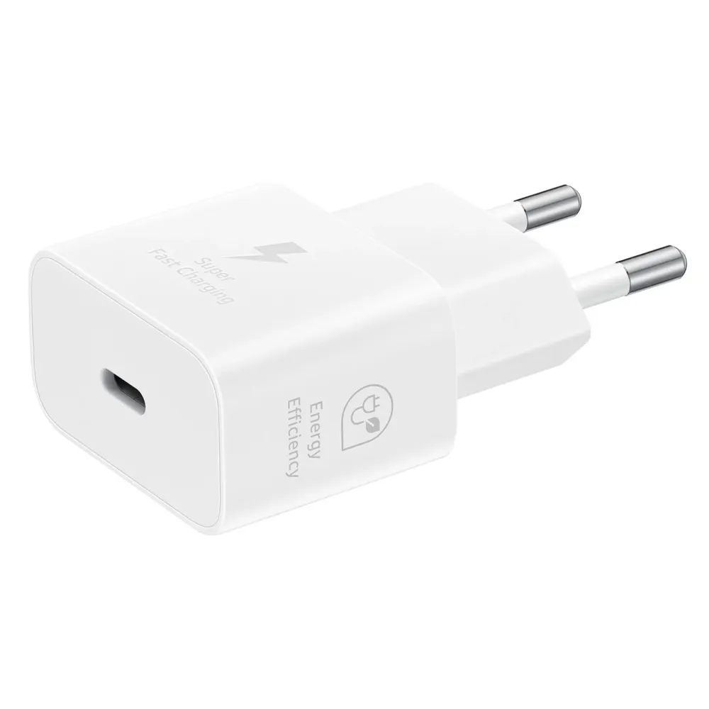 Samsung Mobiltelefonladere|Original 25 W Hurtiglader USB-C PD