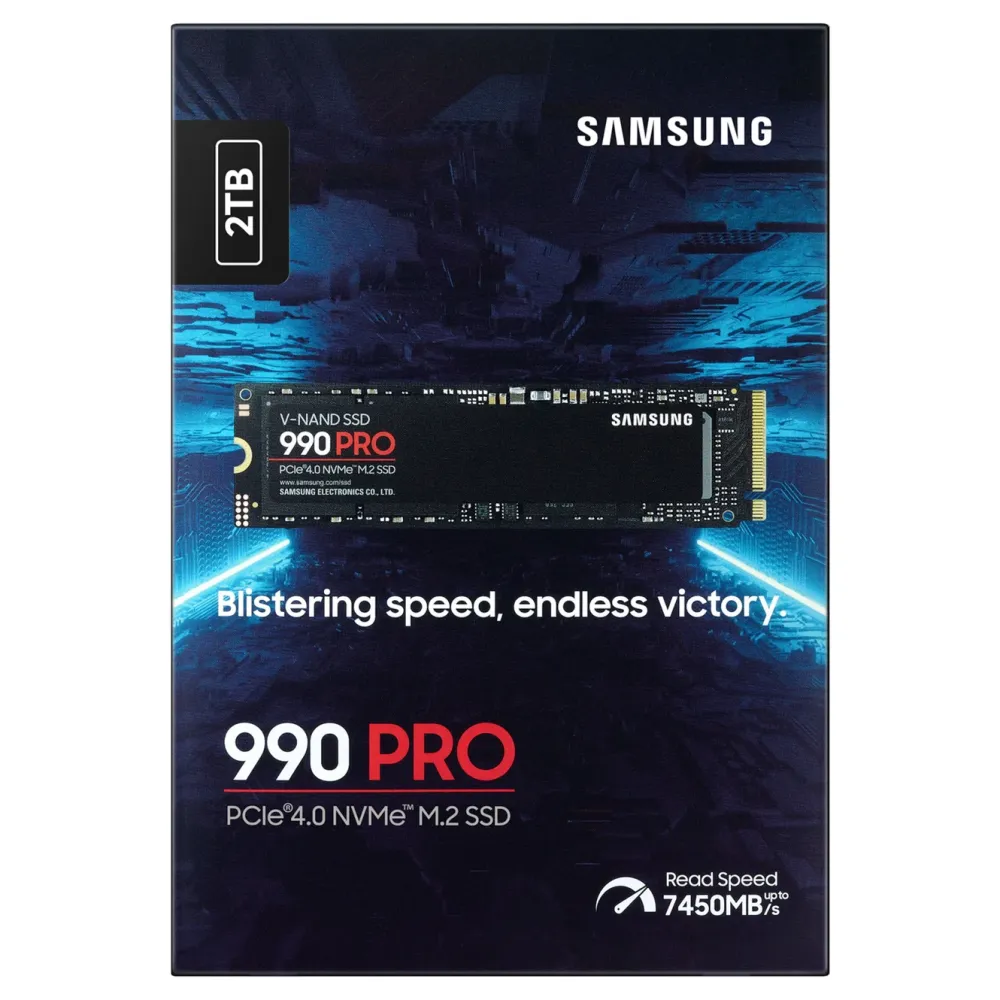 Samsung Datamaskinkomponenter|990 PRO PCle 4.0 NVMe M.2 SSD 2 TB